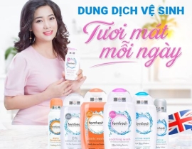 FEMFRESH – DUNG DỊCH VỆ SINH BÁN CHẠY SỐ 1 ANH QUỐC