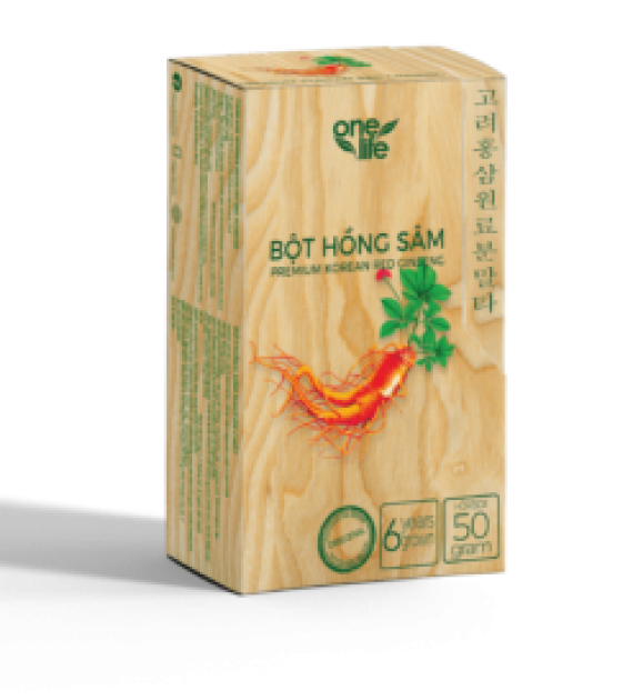 BỘT HỒNG SÂM 6 NĂM TUỔI