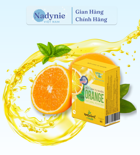 BỘT CAM ORGANIC HỘP 50GR