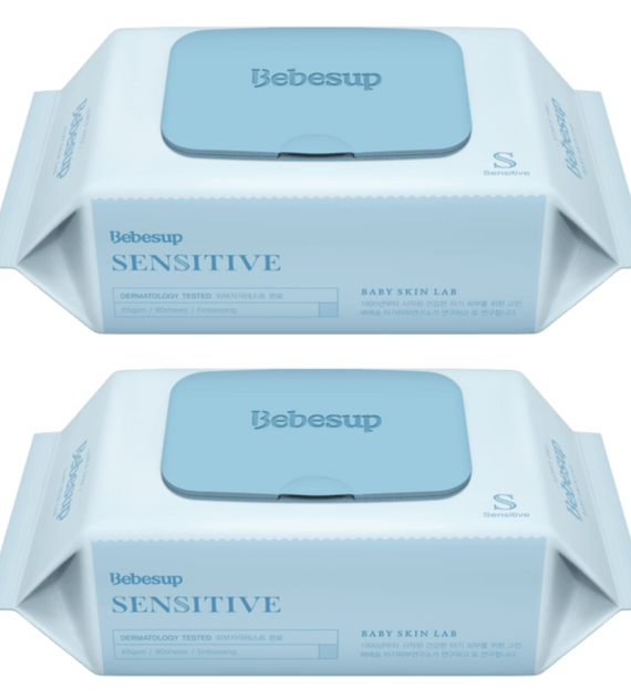 KHĂN ƯỚT BEBESUP SENSITIVE 80 TỜ