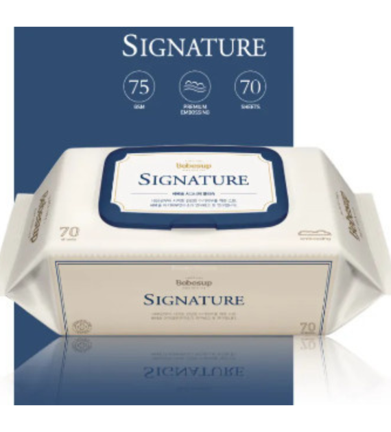 KHĂN ƯỚT BEBESUP SIGNATURE 70 TỜ