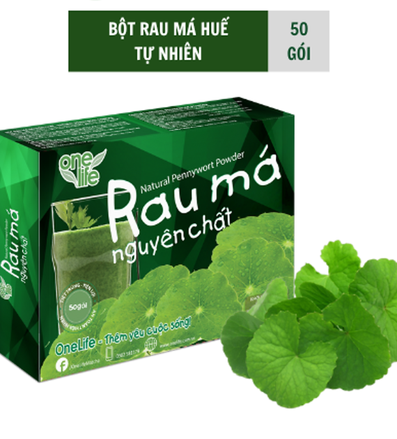 BỘT RAU MÁ HUẾ TỰ NHIÊN HỘP 50 GR