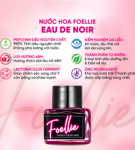 Nước hoa vùng kín Foellie eau de noir Inner Perfume 5ml
