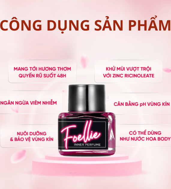 Nước hoa vùng kín Foellie eau de noir Inner Perfume 5ml