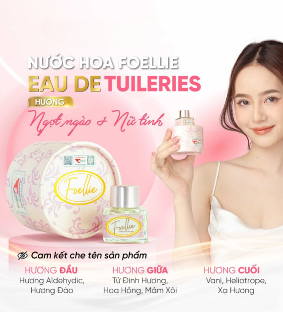 Nước hoa vùng kín Foellie eau de tuileries Inner Perfume 5ml