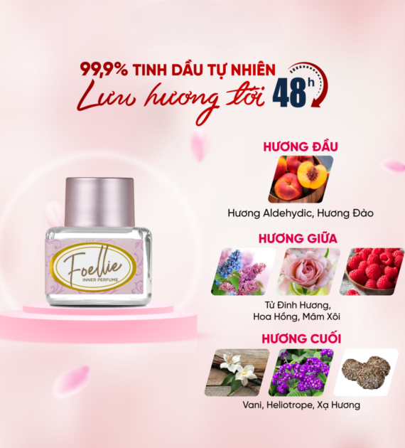 Nước hoa vùng kín Foellie eau de tuileries Inner Perfume 5ml