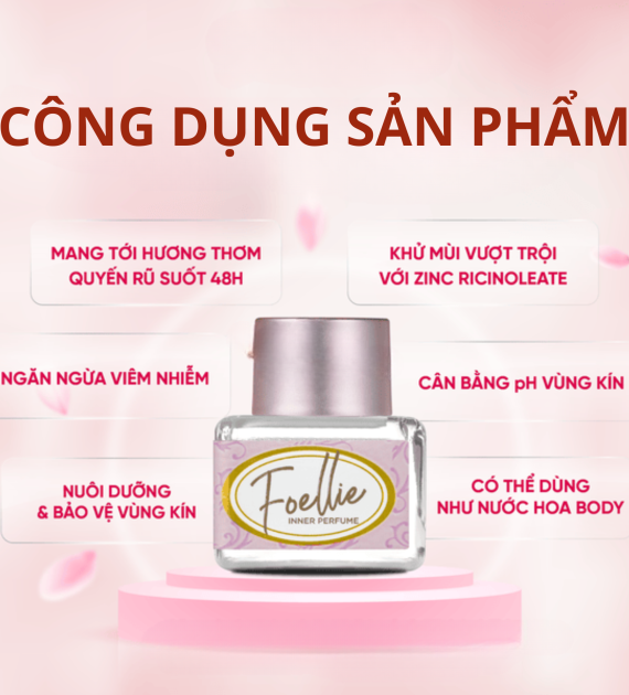 Nước hoa vùng kín Foellie eau de tuileries Inner Perfume 5ml