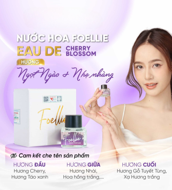 Nước hoa vùng kín Foellie eau de cherry blossom Inner Perfume 5ml
