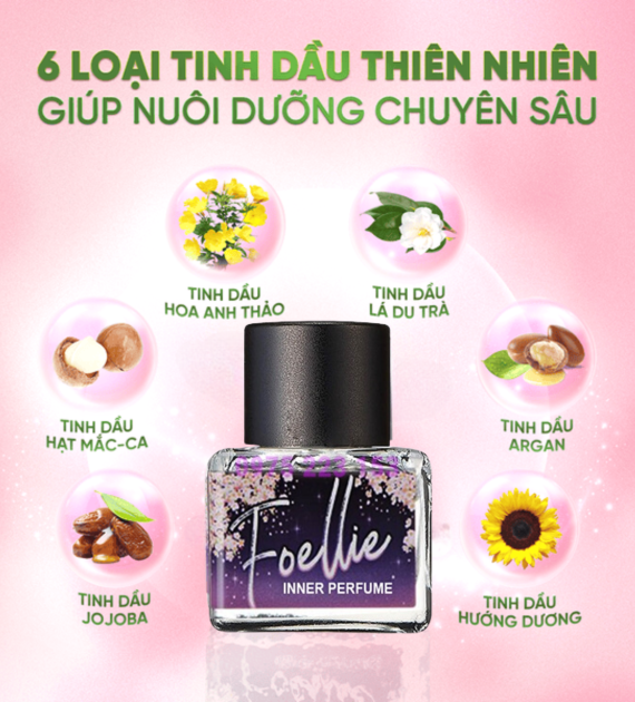 Nước hoa vùng kín Foellie eau de cherry blossom Inner Perfume 5ml