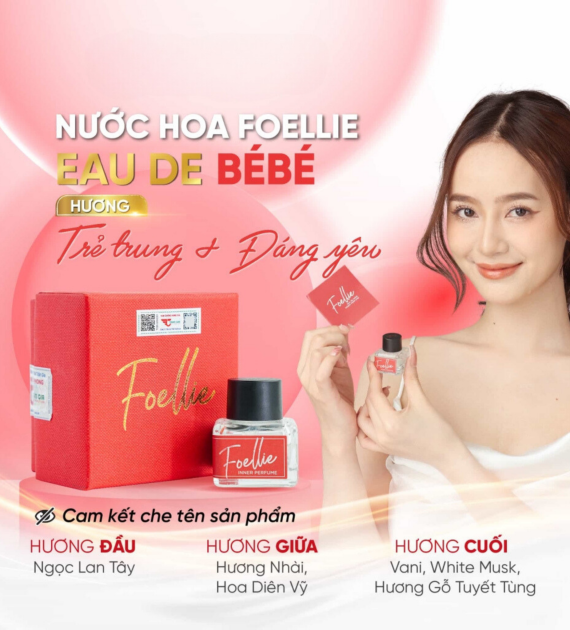 Nước hoa vùng kín Foellie eau de bébé Inner Perfume 5ml