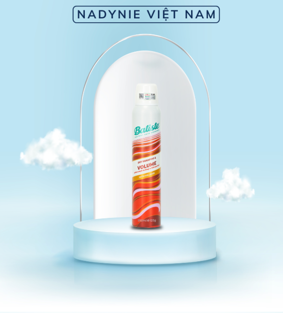 DẦU GỘI KHÔ BATISTE LÀM PHỒNG TÓC - VOLUME
