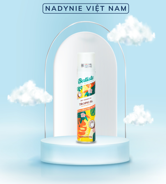   DẦU GỘI KHÔ BATISTE HƯƠNG HOA NHIỆT ĐỚI - TROPICAL 