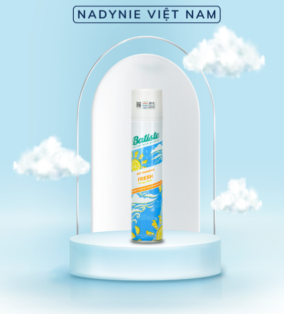 DẦU GỘI KHÔ BATISTE HƯƠNG TƯƠI MÁT TỨC THÌ - FRESH