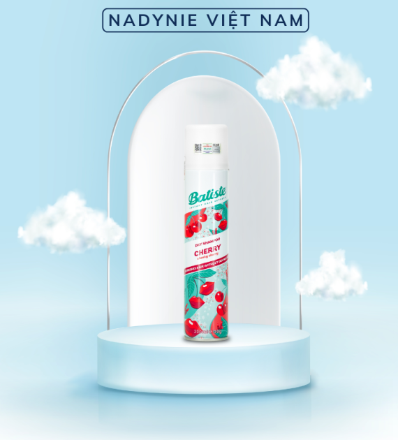 DẦU GỘI KHÔ BATISTE HƯƠNG ANH ĐÀO - CHERRY 