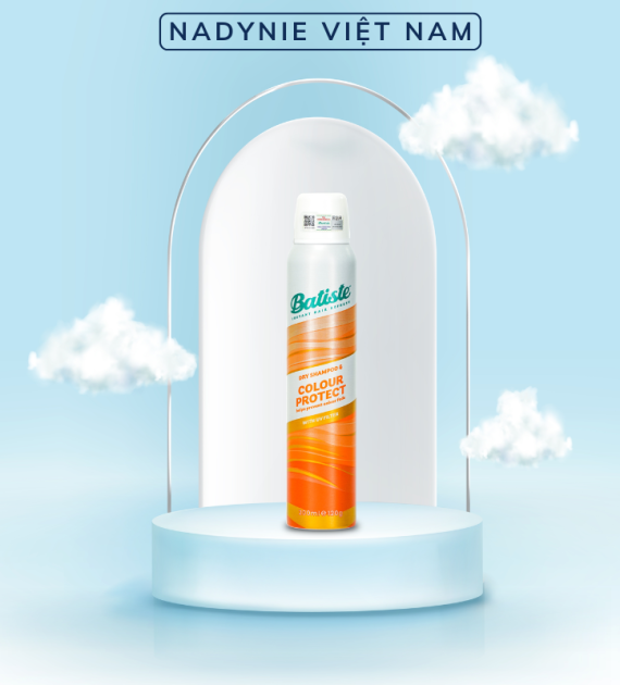 DẦU GỘI KHÔ BATISTE CHỐNG TIA UV - BẢO VỆ TÓC NHUỘM COLOUR PROTECT