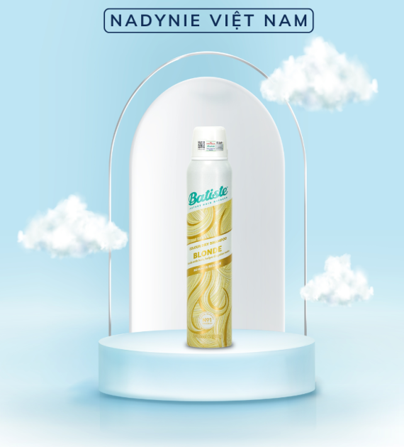 DẦU GỘI KHÔ BATISTE CHO TÓC MÀU VÀNG (TÓC SÁNG MÀU)