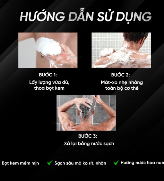 Sữa tắm Foellie Homme ALL-IN-ONE PERFUME BODY WASH 500ml
