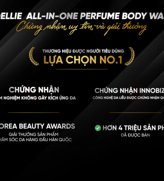 Sữa tắm Foellie Homme ALL-IN-ONE PERFUME BODY WASH 500ml