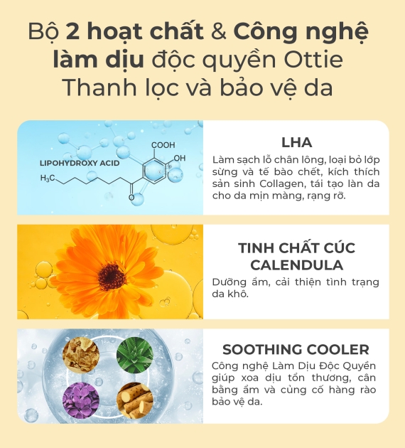 Gel Tẩy Tế Bào Chết Tinh Chất Cúc Calendula LHA Mild Peeling Gel 120ml