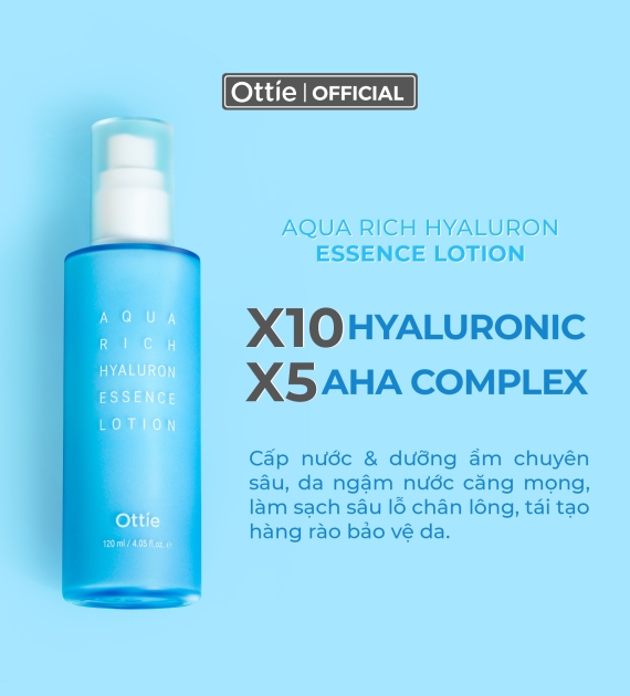 Sữa Dưỡng Da Aqua Rich Hyaluron Essence Lotion 120ml