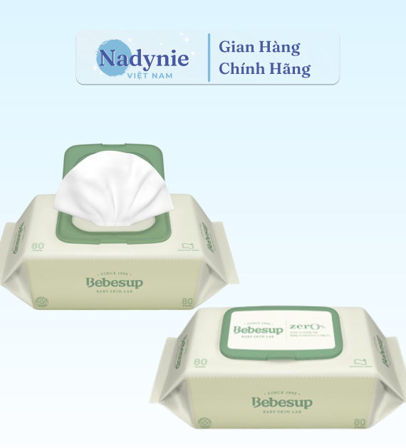 KHĂN ƯỚT BEBESUP ZERO 20 TỜ