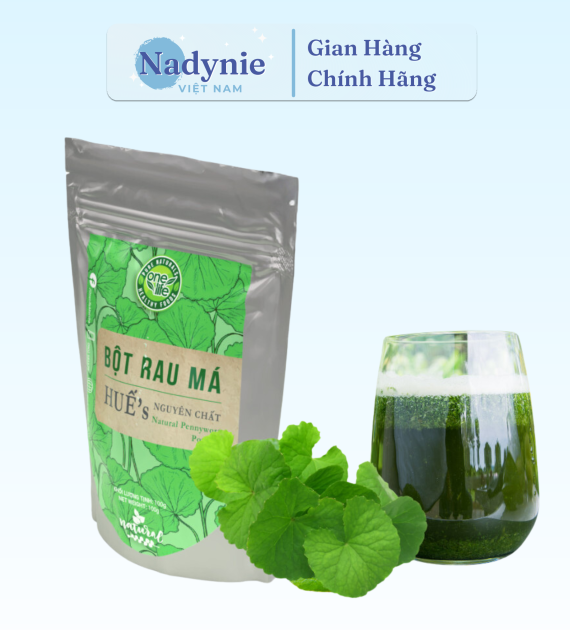 BỘT RAU MÁ HUẾ TỰ NHIÊN BỊCH 100GR