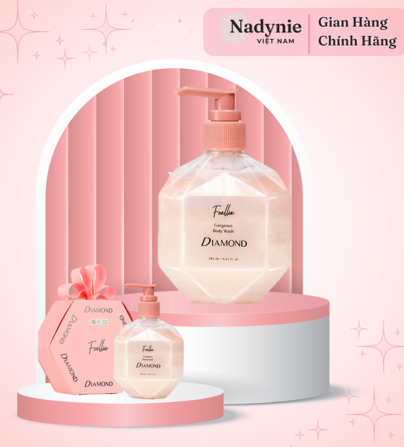 Sữa tắm FOELLIE GORGEOUS BODY WASH DIAMOND 285ml