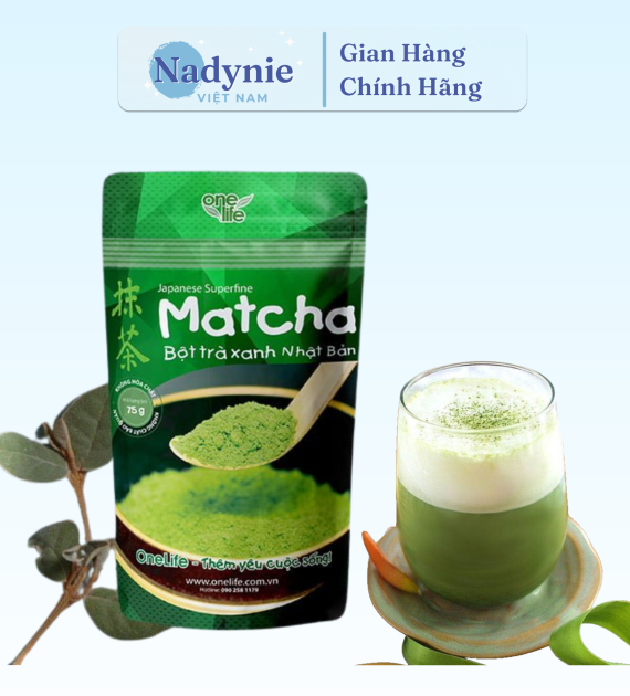 BỘT TRÀ XANH NHẬT BẢN (MATCHA) BỊCH 75GR