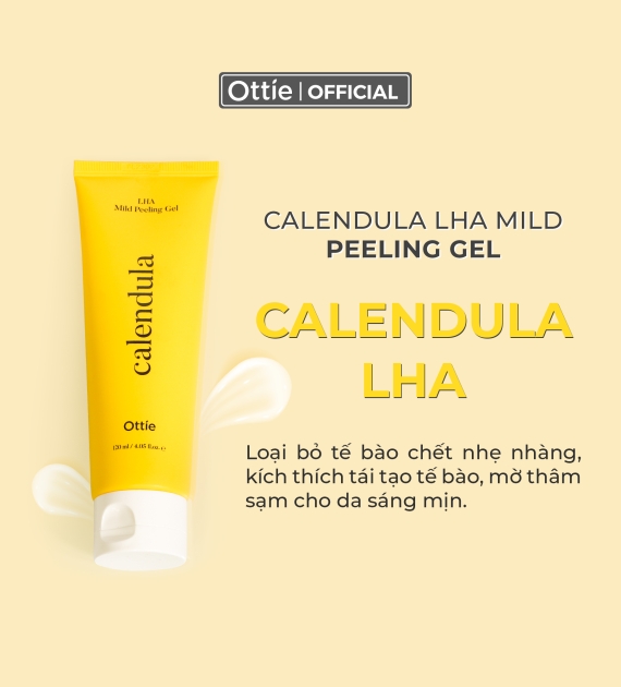 Gel Tẩy Tế Bào Chết Tinh Chất Cúc Calendula LHA Mild Peeling Gel 120ml