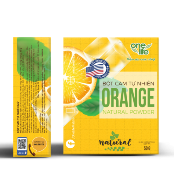 BỘT CAM ORGANIC HỘP 50GR