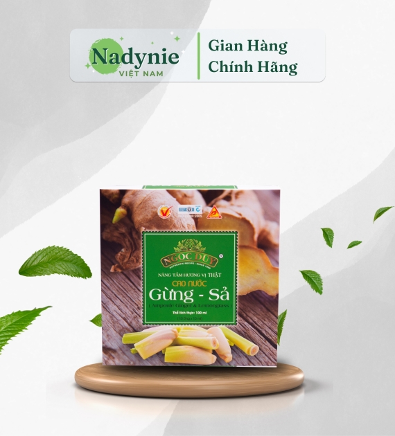 CAO NƯỚC ATISÔ GỪNG SẢ 10 ỐNG 