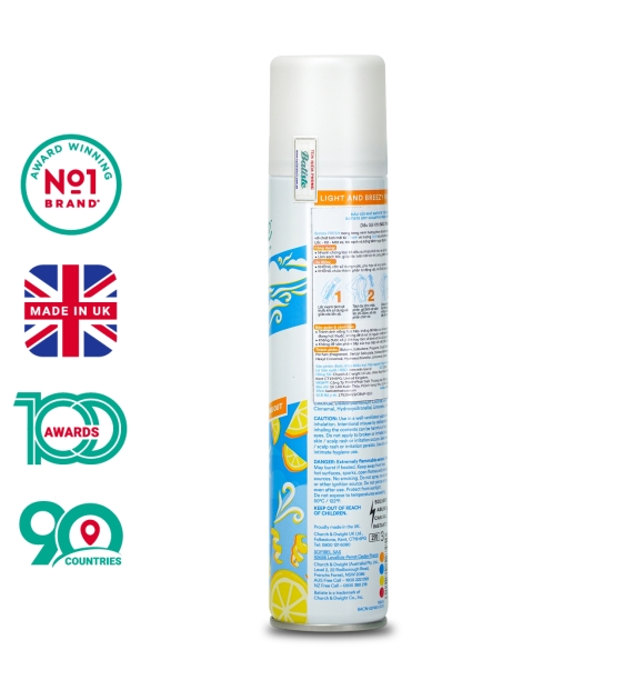 DẦU GỘI KHÔ BATISTE HƯƠNG TƯƠI MÁT TỨC THÌ - FRESH