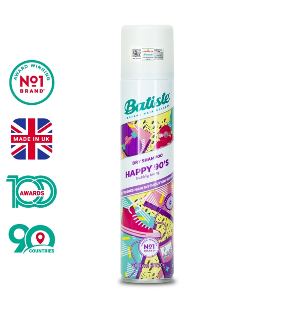 DẦU GỘI KHÔ BATISTE KÝ ỨC HẠNH PHÚC (HƯƠNG DÂU TÂY) HAPPY 90’S