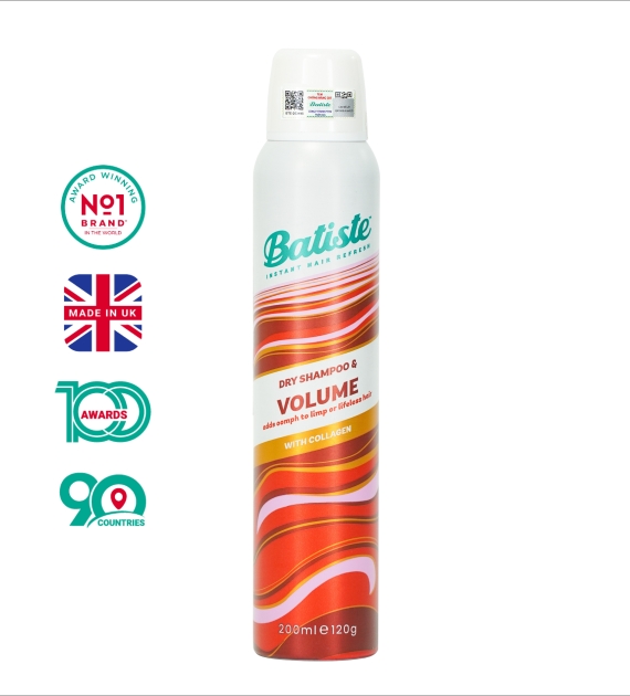 DẦU GỘI KHÔ BATISTE LÀM PHỒNG TÓC - VOLUME