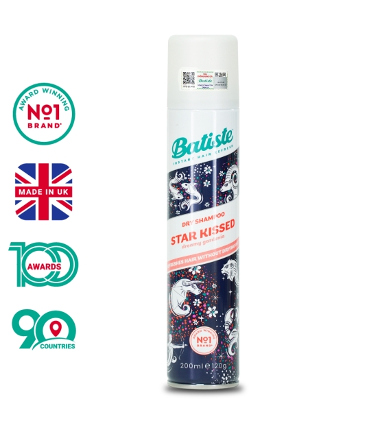 DẦU GỘI KHÔ BATISTE HƯƠNG HOA NHÀI TÂY -  STAR KISSED
