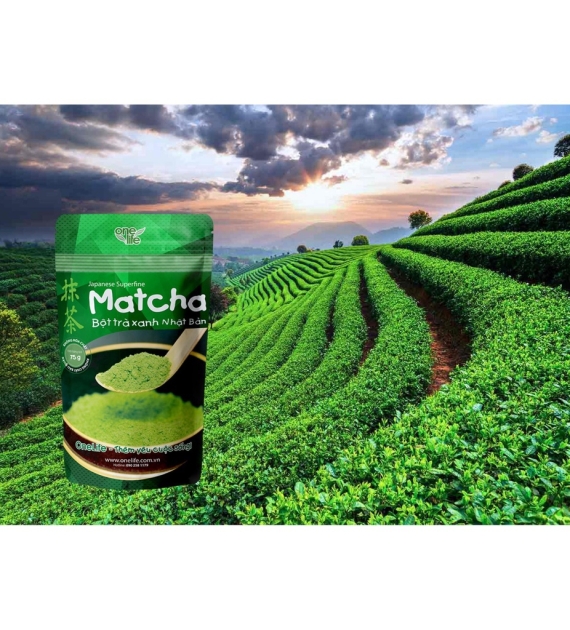 BỘT TRÀ XANH NHẬT BẢN (MATCHA) BỊCH 75GR