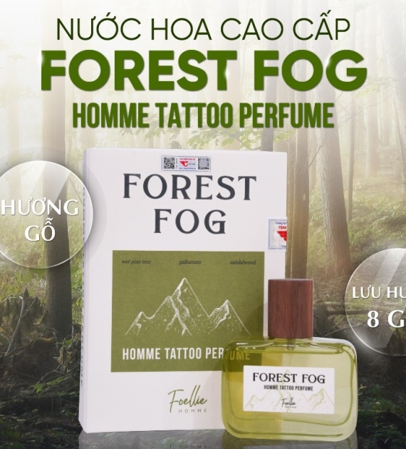 Nước hoa FOELLIE HOMME TATTO PEFUME FOREST FOG 45ml