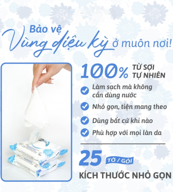 KHĂN ƯỚT VỆ SINH PHỤ NỮ (FEMFRESH INTIMATE SKIN CARE 0% SENSITIVE WIPES 25 WIPES) 