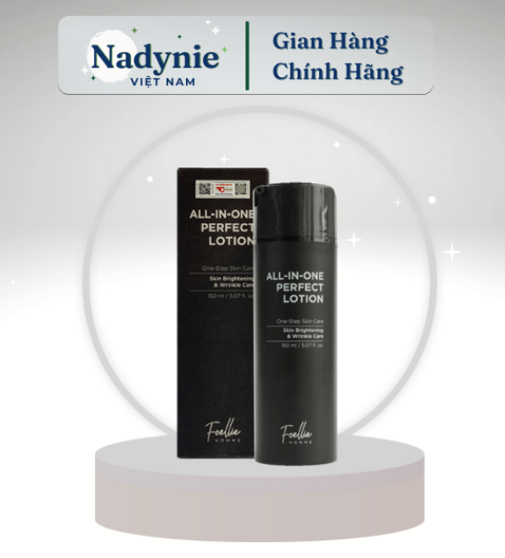 SỮA DƯỠNG DA FOELLIE HOMME ALL-IN-ONE PERFECT LOTION 150ML